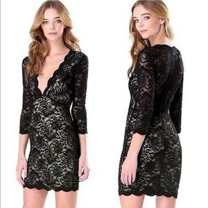 Bebe black lace dress 👗